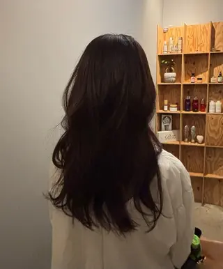 ロング ヘアアレンジ 透明感/暖色カラー ミウのヘアスタイル