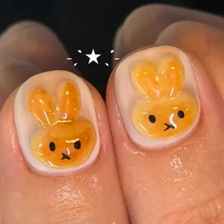 ネイル 𝙃𝙖𝙧𝙪⋆ ˚꩜。個性派のネイルデザイン