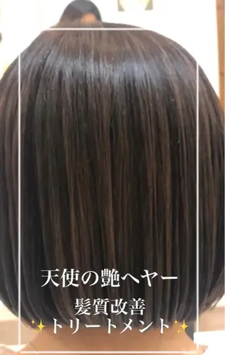 ショート カラー 縮毛矯正/髪質改善/ 艶髪ササキナツミのヘアスタイル