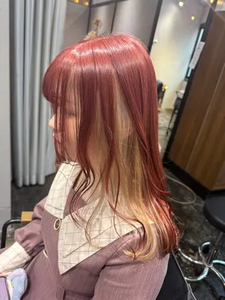ロング カラー 透明感カラー/パーマ 🌀アオノのヘアスタイル