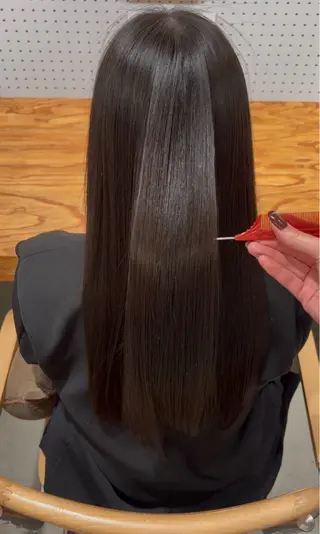 ロング 菊地 心のヘアスタイル