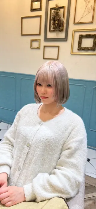 ショート カラー 河野穂香 /パーマモデル募集中のヘアスタイル