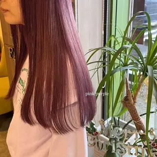 ロング レイヤー/透明感艶 カラー丸山ななほのヘアスタイル