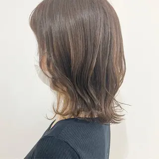 ミディアム カラー お洒落パーマ/ 艶カラー/michiのヘアスタイル