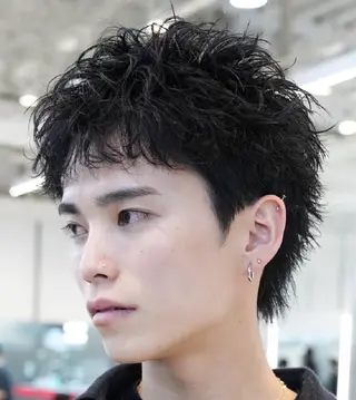 パーマ メンズ 仙台波巻きパーマ/ fifth/遠藤楓雅のヘアスタイル