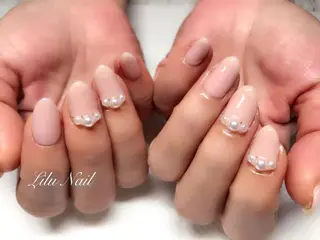 ネイル モチの良さ◉ フィルインネイル♡のネイルデザイン