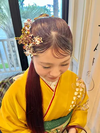 ヘアアレンジ 金沢市/美容師/ 岡島由希美のマツエク・マツパデザイン