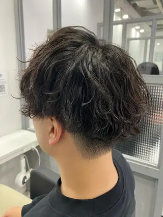 ショート パーマ メンズ 🟣メンズパーマ 川端 永遠🟣のヘアスタイル