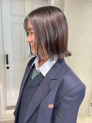 ショート カラー ナチュラル透明感🌱 小山美樹子のヘアスタイル