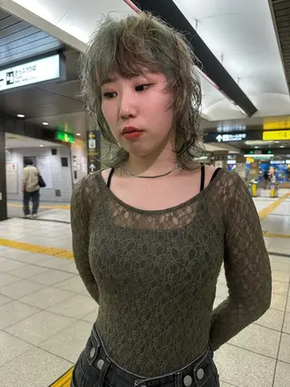 ミディアム カラー そーた /のヘアスタイル