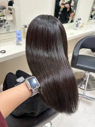 セミロング カラー 💟RINNA 艶カラー💟のヘアスタイル
