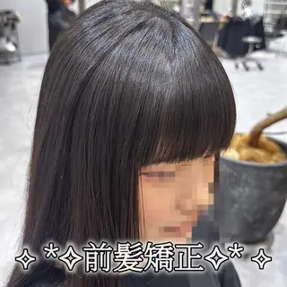 セミロング 癖毛改善縮毛矯正 /中山なかやまのヘアスタイル