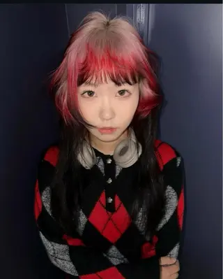ロング カラー 梅田デザインカラー 🌈🏆ヒノキのヘアスタイル