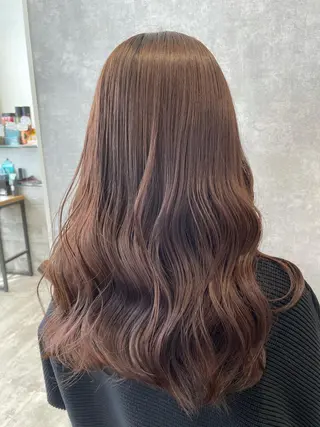 ロング カラー HAREru. モデル募集【戸塚】のヘアスタイル