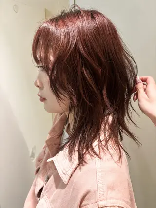 ミディアム カラー ヘアアレンジ 💟Opus // Mizuki🐕のヘアスタイル
