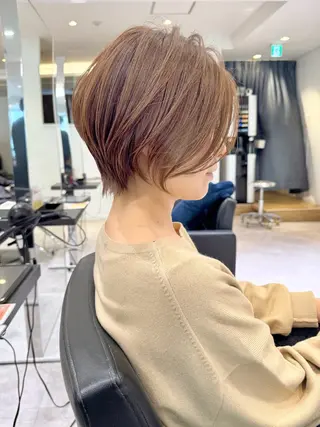ショート 絶壁補正くびれ ショート✂️ 井川のヘアスタイル