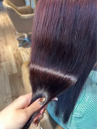 ロング 西村 雪菜のヘアスタイル