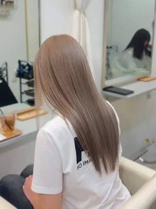 セミロング ))カラー特化(( 渡邉 怜のヘアスタイル