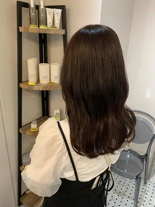 ロング カラー 中沢梨々花 🎀透明感カラーのヘアスタイル