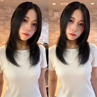 ミディアム カラー パーマ mai / linoah˚✧のヘアスタイル