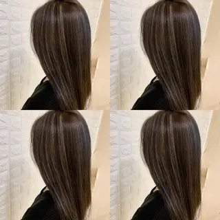 ロング カラー ハイトーン/ブリーチ 山崎 悠次のヘアスタイル