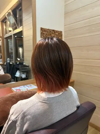 ミディアム カラー カラーモデル/ 戸苅法永のヘアスタイル