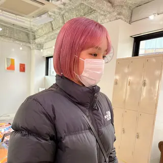 ショート カラー 朝が楽になるパーマ /ミリヤのヘアスタイル