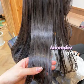 ロング カラー 前川 朋香のヘアスタイル