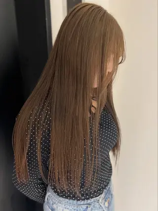 ロング カラー ayaka🫧 梅田ダブルカラーのヘアスタイル