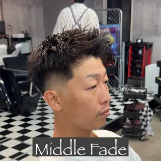 ショート パーマ ヘアアレンジ メンズ MENIN メンズ サロン　望月　涼太のヘアスタイル