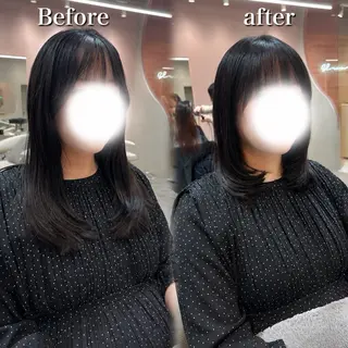 ミディアム カラー ヘアアレンジ 大宮/レイヤー/透明 感カラー/NAOのヘアスタイル