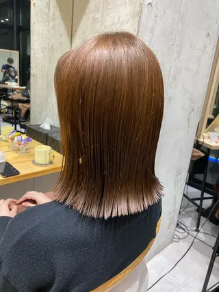 ミディアム カラー 似合う髪型見つけます AYAKAのヘアスタイル