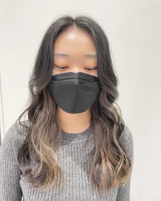 ロング カラー GOAT_茅ヶ崎 キシ サクラのヘアスタイル