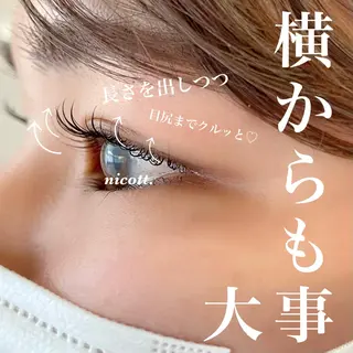 マツエク・マツパ nicott. mayukaのマツエク・マツパデザイン