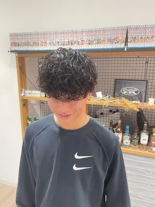 パーマ メンズ メンズパーマ 北原寿樹のヘアスタイル