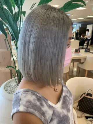 ショート カラー 暖色/ブリーチカラー 🎀 M i k uのヘアスタイル