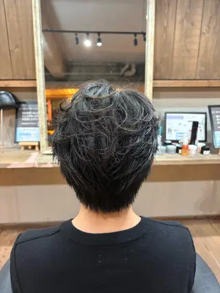 ショート パーマ ミニモ限定激安 /束感ヘア/そうたのヘアスタイル