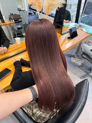 ロング 🧸🍯ダブルカラー モデルmio🍯🧸のヘアスタイル
