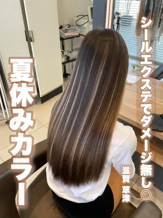 地毛級シールエクステ 特化｜Riaのヘアスタイル