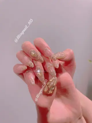 ネイル 24時まで❤︎韓国、 ワンホンネイルのネイルデザイン