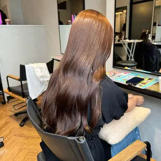 ロング 檜谷 晴　顔周りカットのヘアスタイル