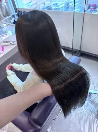 ロング 透明感カラー🫧 rico💗空き🈶のヘアスタイル
