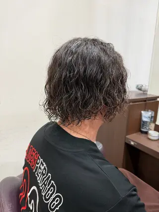 パーマ メンズ 仲井 充のヘアスタイル