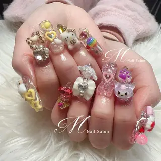 ネイル ワンホンチークネイル パラジェル取扱💕ハのネイルデザイン