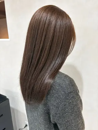 カラー 盛れる艶髪カラー Harusa🎀のヘアスタイル