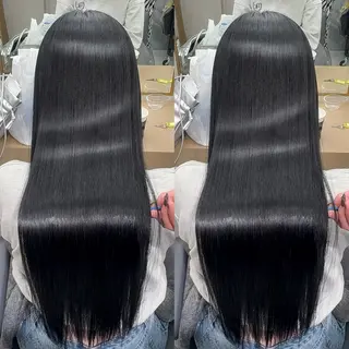 ロング 今話題の艶髪矯正 美艶カラー/FUKAのヘアスタイル