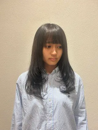 セミロング ボブ&寒色🎐ᩚ 短髪 COCOROのヘアスタイル