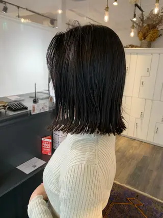 ミディアム 安村 美奈のヘアスタイル