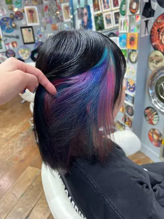 ミディアム カラー メンズ KOYA コヤのヘアスタイル