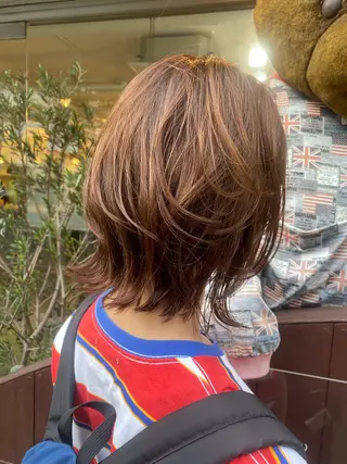 ミディアム 髪師 kenjiroのヘアスタイル